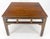 Square Solid Teak Chinese 19th Century Occasional Coffee Lamp Side Table Patina For Sale - Image 6 of 11