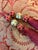 Beaded Satin Key Tassel in Red and Gold Color For Sale - Image 9 of 15