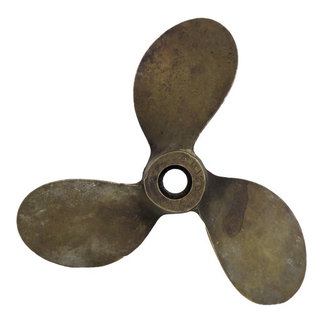 Antique Bronze Boat Propeller Chairish