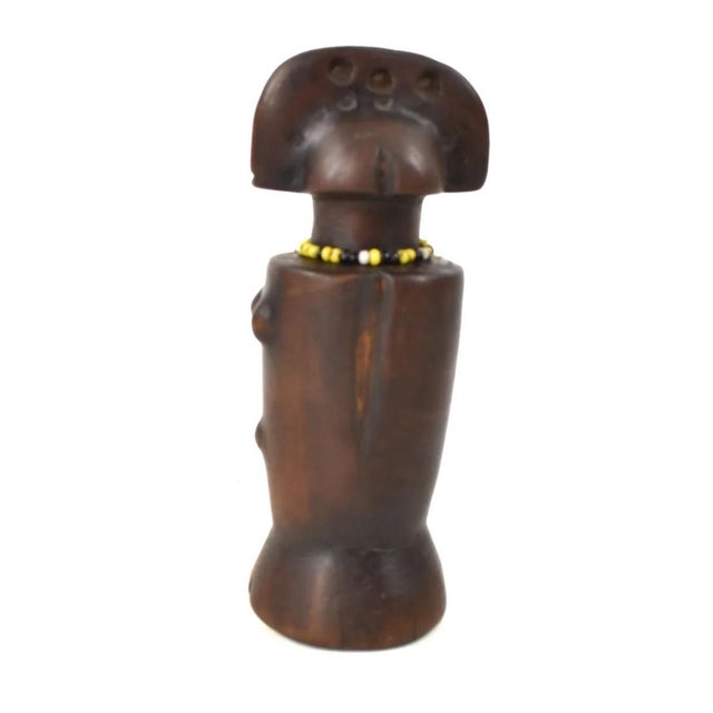 Early 20th Century Nyamwezi Miniature Wood Figure Tanzania For Sale - Image 4 of 7