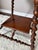 Wood Antique Solid Wood Barley Twist Lamp Side/Table With Claw Feet After Merklen Furniture Company For Sale - Image 7 of 12