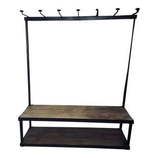 Restoration Hardware Coat Rack Bench For Sale