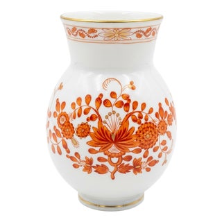 Indisch Rot Baluster Vase from Meissen, 1960 For Sale