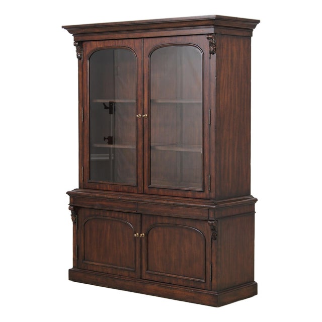 Henredon Ralph Lauren Mahogany China Cabinet For Sale