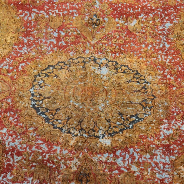 Vintage Wool Rug, Turkey For Sale - Image 5 of 10