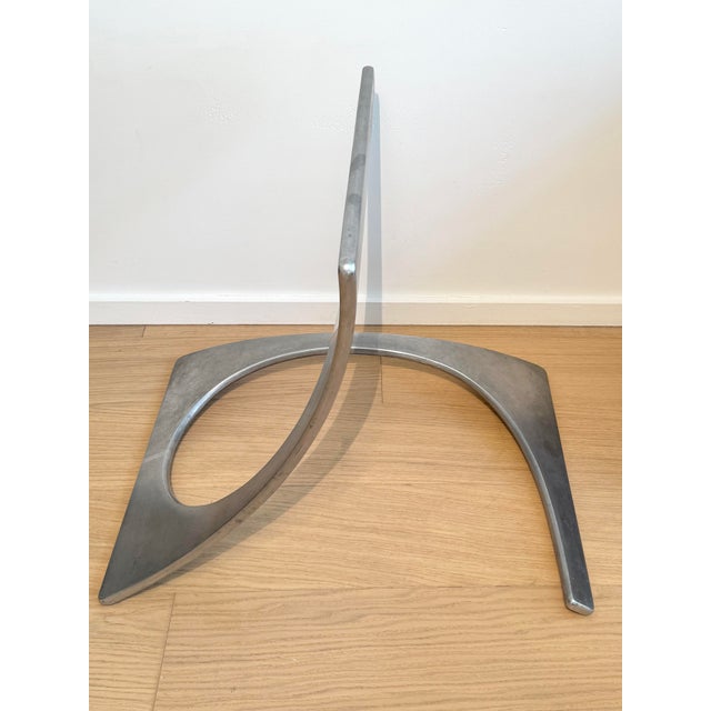 Metal Mid-Century Modern 1960s Knut Hesterberg Metal Sculptural Coffee Table Base for Ronald Schmitt For Sale - Image 7 of 12