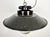 Industrial Grey Enamel Factory Hanging Lamp, 1960s For Sale - Image 4 of 14