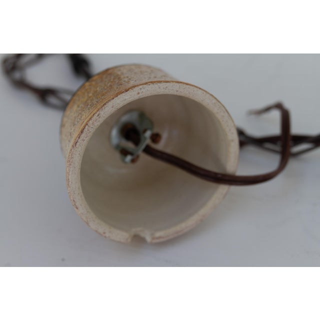 Danish Stoneware Pendant Lamp by Jette Hellerøe, 1960s For Sale - Image 13 of 18
