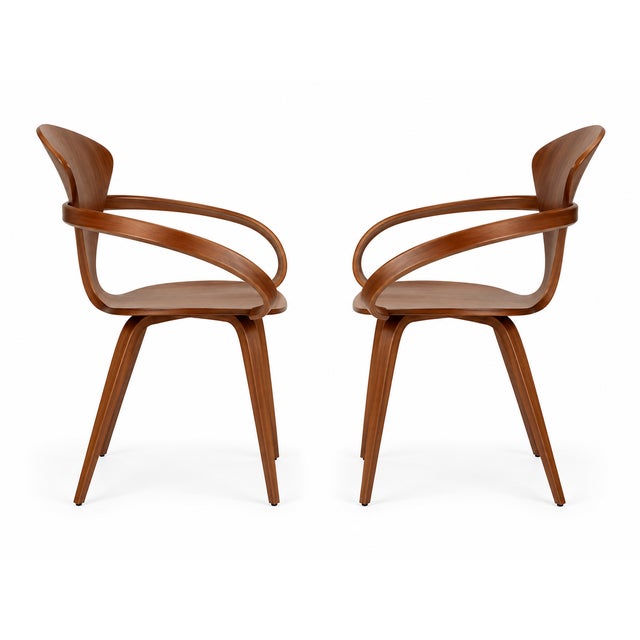 Mid-Century Modern Pair of Mid-Century Modern "Pretzel" Armchair Manner of Norman Cherner for Plycraft For Sale - Image 3 of 5