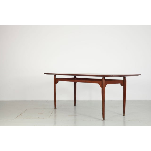 Italian Teak Dining Table, 1960s For Sale - Image 3 of 18