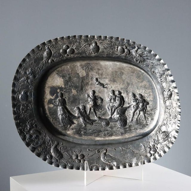 Tray in Silver from G.F.R. For Sale - Image 10 of 11