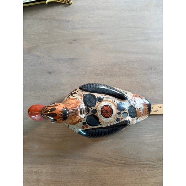 Large Vintage Tonala Pottery Duck For Sale - Image 10 of 12