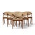 Kai Kristiansen Model 42 Mid Century Danish Teak Z Dining Chairs - Set of 6 Each chair measures: 21.25 wide x 21.5 deep x...