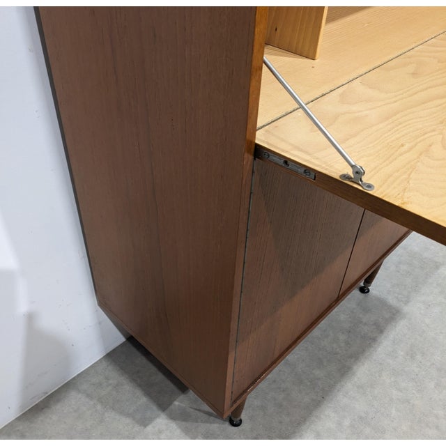 Vintage Cabinet with Secretary, 1960s For Sale - Image 4 of 9