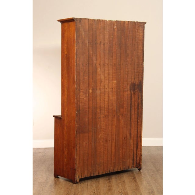 Antique Pennsylvania Oak Stepback Cupboard Chairish