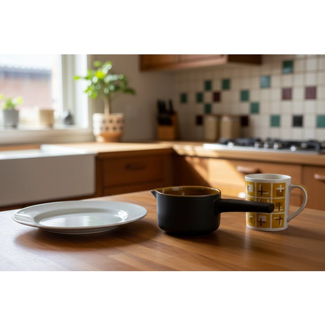 1970s Vintage Melitta "Kopenhagen" Ceracron Sauce Pourer – German MCM For Sale - Image 5 of 5