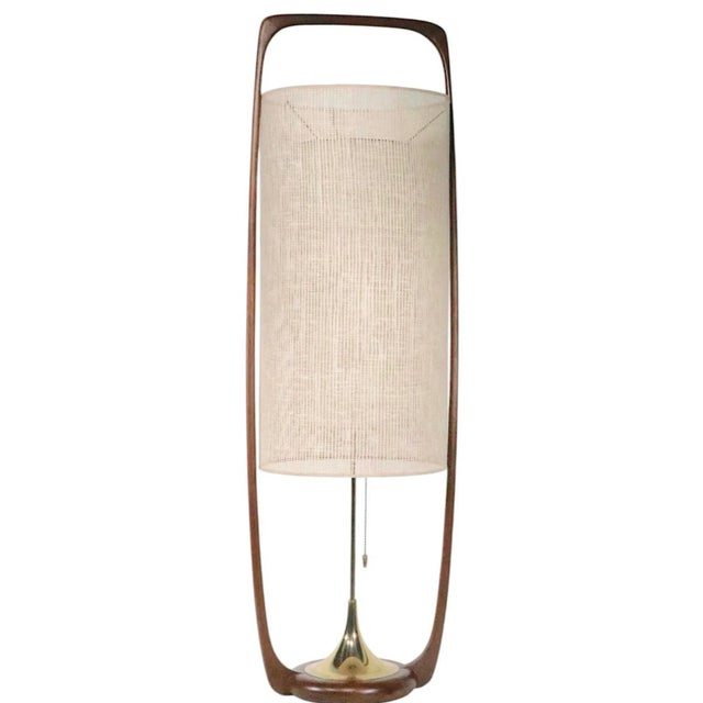 Mid Century Modern Modeline Table Lamp, Design Attributed to Arthur Jacobs, Circa 1950s For Sale - Image 11 of 12