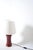 Contemporary Red Ceramic Kasaï Henry Lamp from Barracuda Editions For Sale - Image 3 of 5