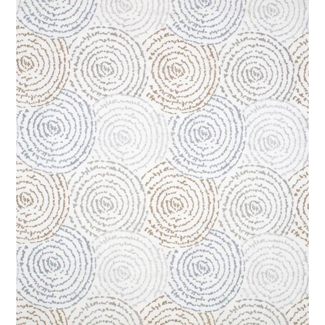 Sample - The House of Scalamandré Coriolis Fabric, Harbor Mist For Sale
