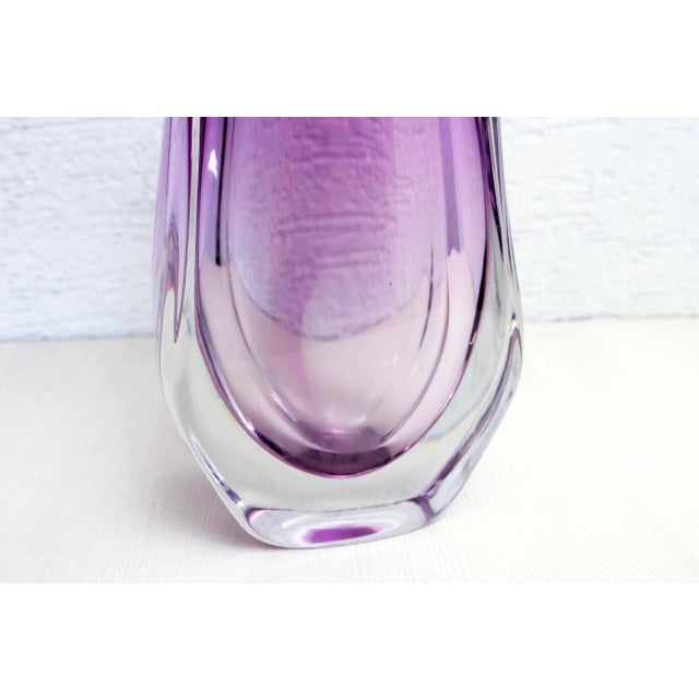 Large Murano Glass Vase For Sale - Image 7 of 11