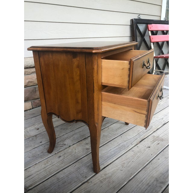 Ethan Allen Traditional Ethan Allen Nightstand For Sale - Image 4 of 11