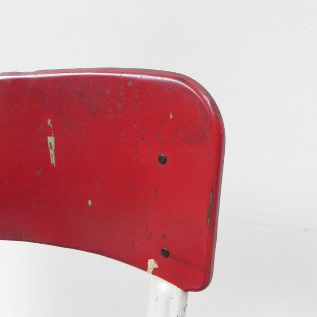 Industrial Cosco Steel Bar Stool, 1950s For Sale - Image 16 of 18