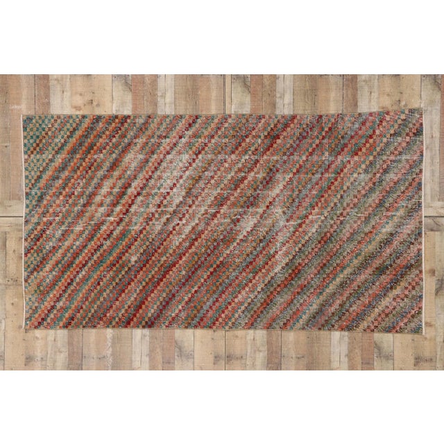Vintage Turkish Sivas Rug - 04'08 X 08'06 For Sale - Image 9 of 10