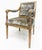 Vintage Italian Neoclassical Carved Wood Armchairs, Newly Upholstered, Pair For Sale - Image 9 of 12