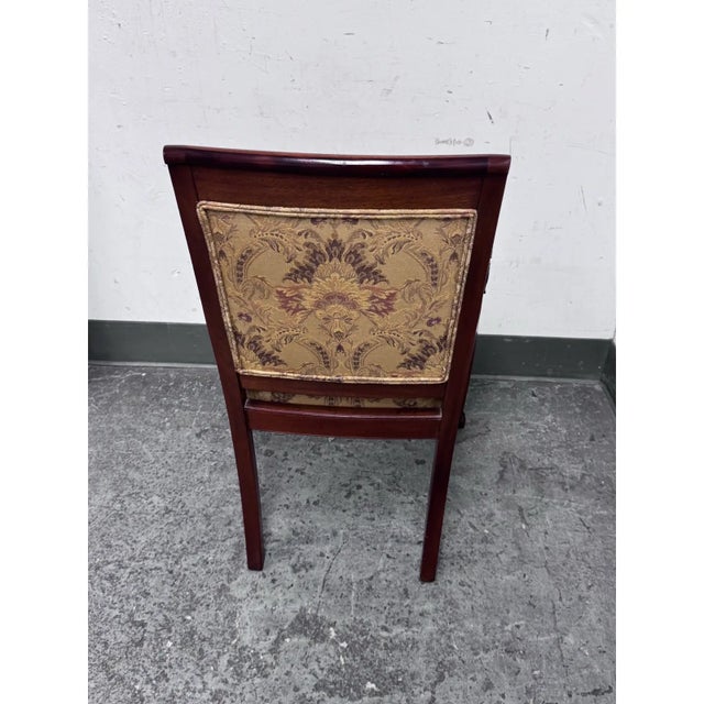 Early 20th Century French Empire Carved Mahogany Chair, Antique For Sale - Image 5 of 12