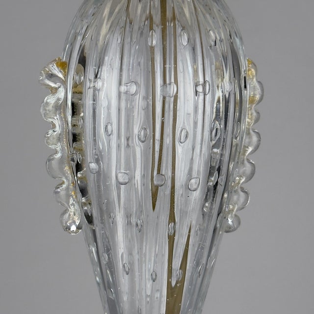 Murano Glass Table Lamp from Barovier and Toso, Italy, 1980s For Sale - Image 13 of 18