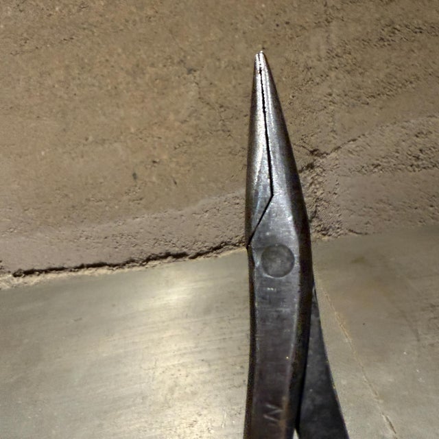 1950s Vintage Channellock Needle Nose Pliers Foundry Marks, Industrial Decor For Sale - Image 5 of 7