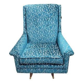 1950s Mid Century Modern Swivel Chair For Sale