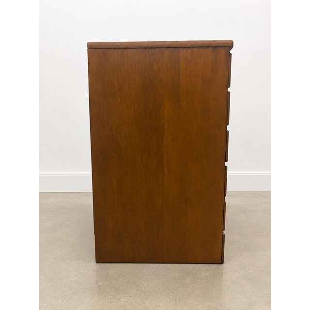 Ethan Allen Late 20th Century Ethan Allen Heirloom Nutmeg Maple CRP Custom Room Plan 40" Student Desk For Sale - Image 4 of 7
