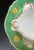 Early 19th C. Continental Gilt Fond Vert Scalloped Platter For Sale - Image 4 of 11
