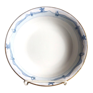 Vintage Rosenthal Selb Bavaria Donatello Blue Windmill Gold Rim Porcelain Bowl