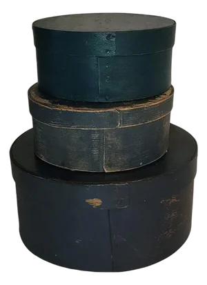19th Century Set of Three Pantry Boxes