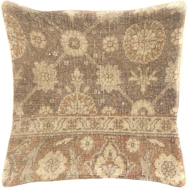Contemporary 1960s Turkish Oushak Pillow For Sale - Image 3 of 3