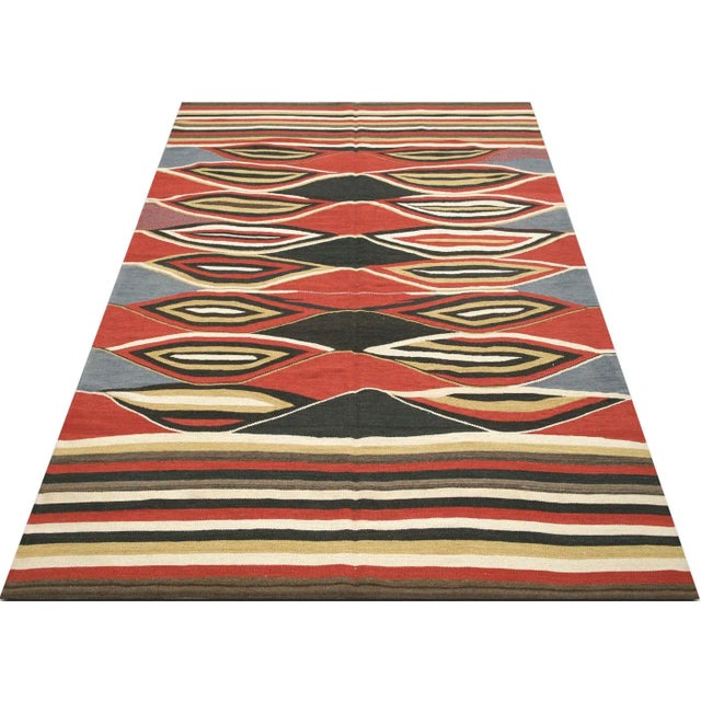 Contemporary Egyptian Kilim Rug For Sale - Image 4 of 5