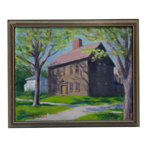 Sheldon-Hawks House at Historic Deerfield Oil Painting by Adelaide McKenzie