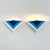 Postmodern Blue Wall Lamps, 1980s, Set of 2 For Sale - Image 10 of 10