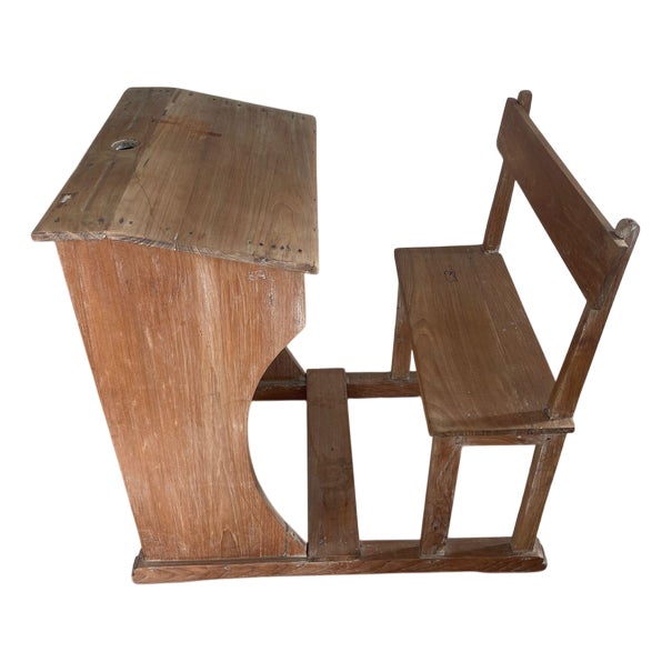 Children's School Bench in Pine For Sale