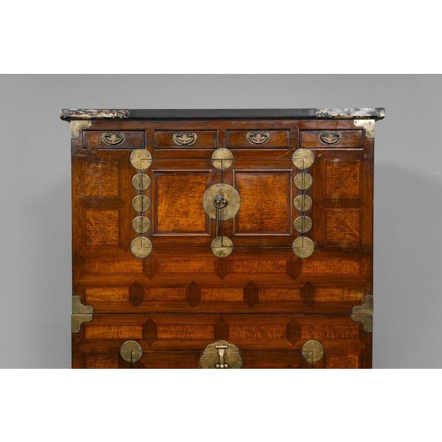 Wood Asian Wooden Cabinet, 1900s For Sale - Image 7 of 18