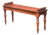 Regency Hall Bench or Window Seat of Mahogany From England With Ebonized Accents For Sale