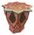 Hand Made Hand Painted Shapely Moroccan Side Table For Sale