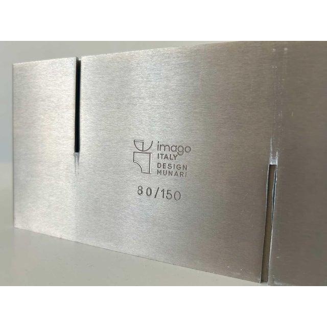 Bruno Munari, Continuous Structure, 1961-1970, Steel For Sale - Image 10 of 12