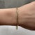 Early 21st Century Curb Link Bracelet 14kt Yellow Gold 8in 3.7mm 3.25g Solid New For Sale - Image 5 of 6