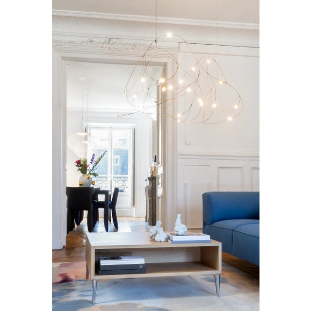 Flock of Light by Studio Toer tells the story of nature with lights inspired by the movement of fireflies. Fine bronze...