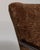 1940s Mid-Century Modern Brown Wood Pair of Club Chairs For Sale - Image 4 of 13