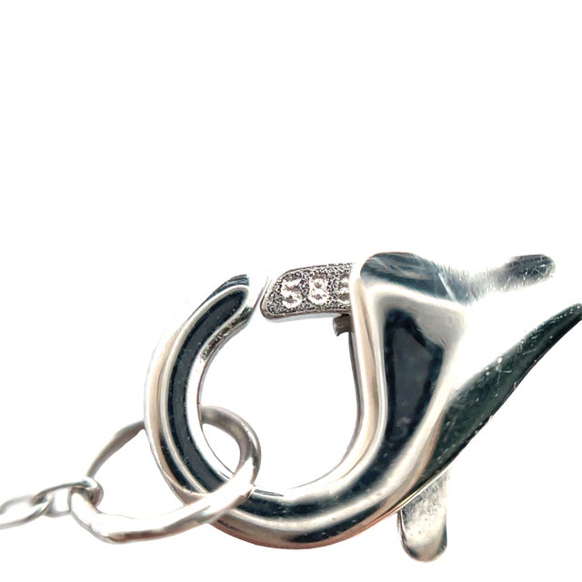 Metal 14k Gold 1.24 Carat Diamond Butterfly Pendant Necklace For Sale - Image 7 of 8