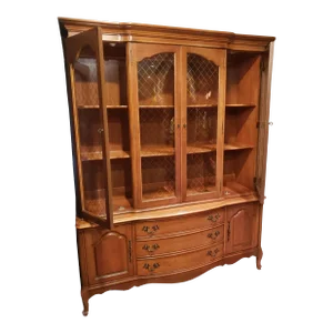 Late 20th Century Basset Furniture China Hutch